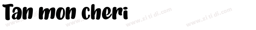 Tan mon cheri字体转换